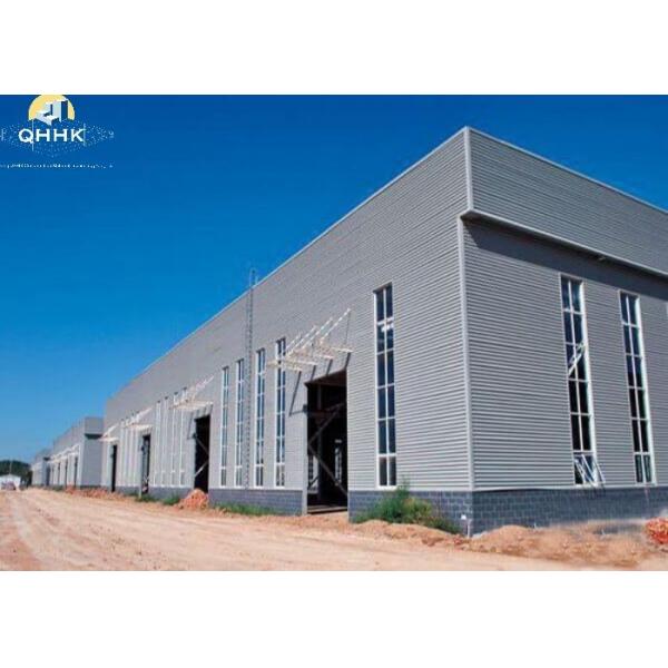 Quality Angle Steel Structure Warehouse Galvanized Surface With Stainless Steel Gutter for sale