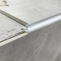 China Round Thickness 0.9mm Metal Tile Trims Aluminum Ceramic Tile Corner factory