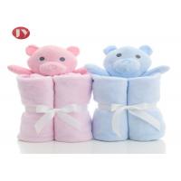 China Wholesale Baby Blankets, Animal Design Baby Blankets With Plush Toys for sale