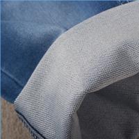 Quality 58 60" Width 7.5oz Double Layer Imitate Knit Raw Denim Fabric For Jeans for sale