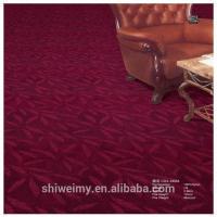 China Chinese wine red cut loop pile nylon home, commercial carpet factory