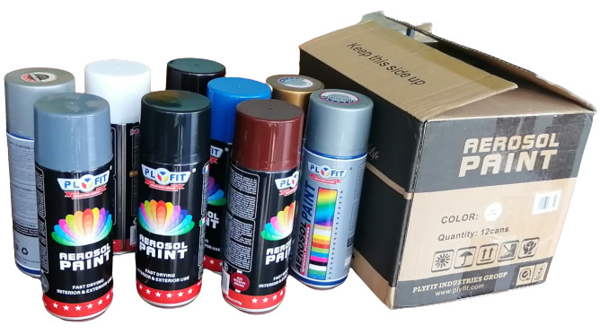 China Waterproof 400ml all purpose spray paint Fast Drying Acrylic Paint factory