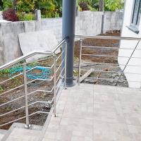 China Outdoor Stainless Steel Staircase Handrail Inox Fence 201 304 316 Grade factory