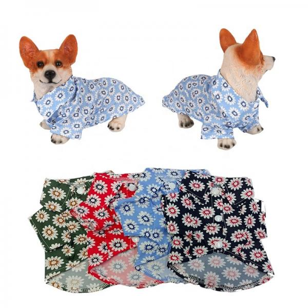 Quality Breathable Fabrics Pets Wearing Clothes 24cm Small Dog Shirts for sale