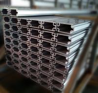 China 100*48mm Clear Anodizing Aluminium Extrusion Tent Profile 45 Degree Cutting factory
