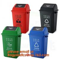 China 15L PP medical trash bin / waste container for hospital, Recycle outdoor 240L plastic trash bin with wheels, bagplastics factory