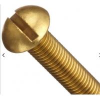 China Brass Slotted Round Head Machine Screw Hot Sell Product With Best Quality factory