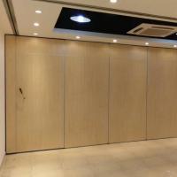 China Museum Luxury Partition Wall Sliding Doors Interior Wood Folding Sound Proof factory