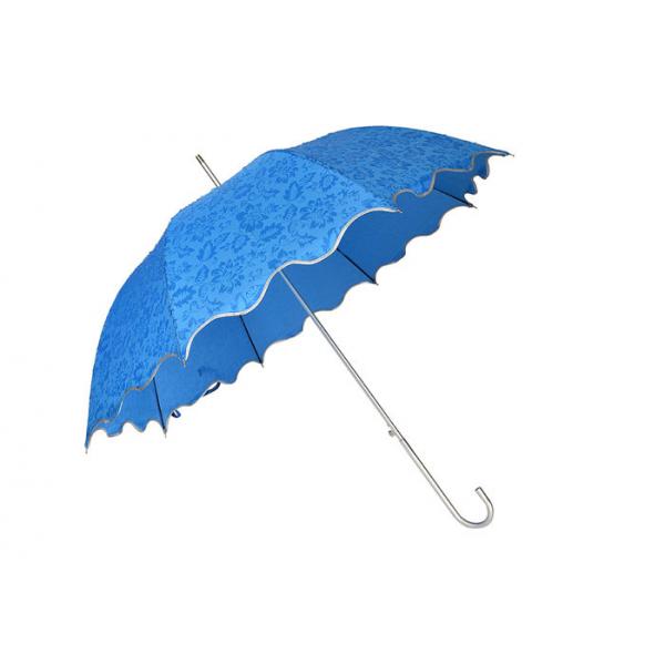 Quality Blue Watermark Printing Promotional Gifts Umbrellas Standsard Size Aluminum Frame for sale