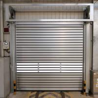 Quality Grey White 304 Stainless Steel Frame Industrial Security Door Outside for sale