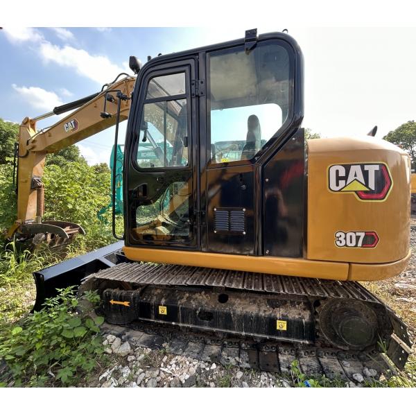 Quality CAT307E Used CAT Excavators 0.33m3 Bucket 7240mm Height for sale