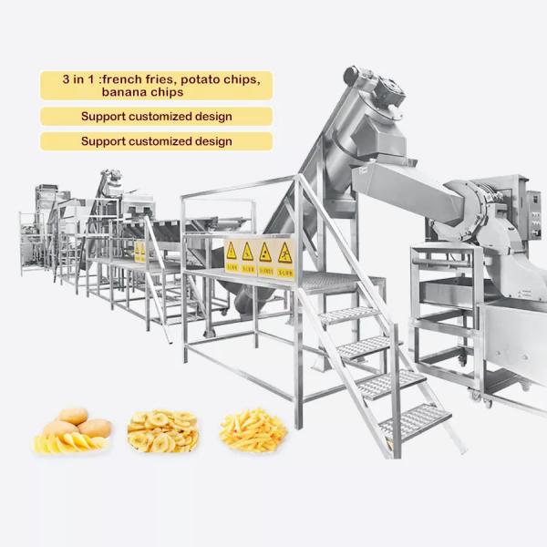 Quality Automatic industrial potato chips production line potato chip machine price for for sale