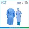Quality 510K EN13795 PE Isolation Gown Medical AAMI Level 4 Surgical Gown for sale