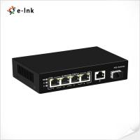 Quality 4 Port PoE Power Over Ethernet Gigabit Switch TP/SFP Uplink network for sale