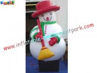 China Customized Outside Inflatable Christmas Decorations PVC 5M Snowman factory