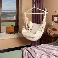 China Hammock Chair Hanging Rope Swing - Max 500 Lbs - 2 Cushions Included - Steel Spreader Bar with Anti-Slip Rings factory