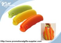 China Silicone orange, green Customized Promotional Gifts shopping bag holder factory