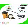 China Rechargeable LED Mining Light Hard Hat 348lum 3 Watt 3.7V With SAMSUNG Battery factory