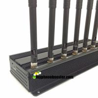China 20w 8 Channels Indoor High Power GPS/ WiFi/ 4G Cell Phone Jammer Blocker Prison/Jail Cellular Jammer Blocker With Fans factory