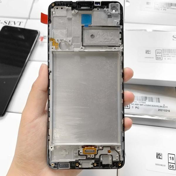 Quality A21S / A217F Mobile Phone LCD Screen Replacement 6.5 inches With Frame for sale