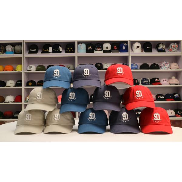 Quality Ace 6 Panel Baseball Hat Custom 3d Embroidery Logo Cotton Dad Cap for sale
