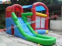 China Indoor Bouncer Outdoor Inflatable Water Slides For Kids Games 90x75x75CM factory