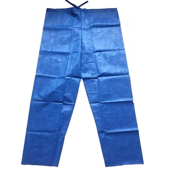 Quality Blue Color Patient Hospital Pants Soft Breathable With Belt OEM ODM for sale