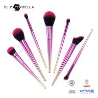 China 7 Pcs Makeup Brush Set Synthetic Hair With Plastic Handle OEM ODM Customized factory