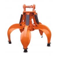 Quality Q345B Mechanical Orange Peel Grab , Digger Grab Bucket For 10 Ton Excavator for sale