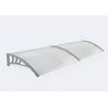 China Clear Outdoor Polycarbonate Awning Aluminum Alloy Frame Environment Friendly factory