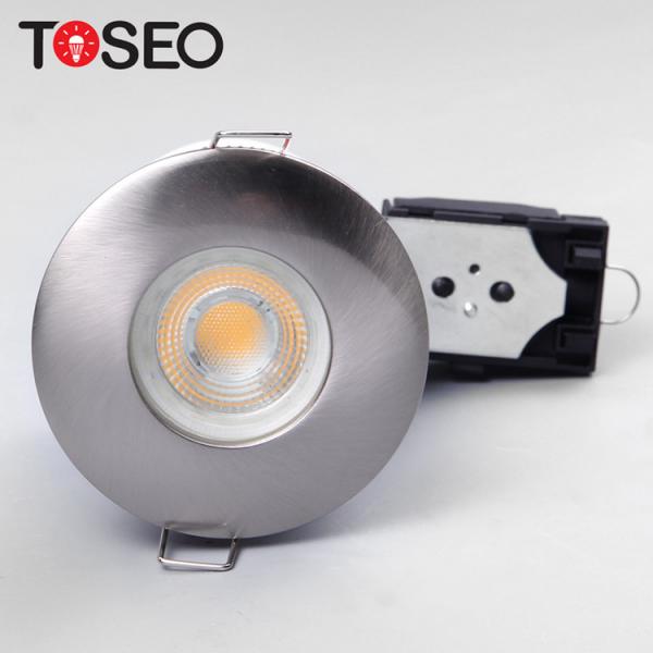 Quality cylinder Cutting 75mm Recessed Spotlights Ip65 Fire Rated Gu10 Downlights for sale
