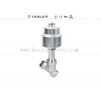 China Donjoy Stainless steel Pneumatic Angle Seat Valve with BSP Thread factory
