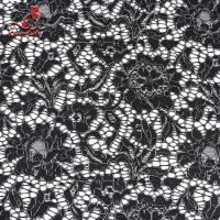 china African French Nylon Lace Fabric For Garment Light Color Fastness