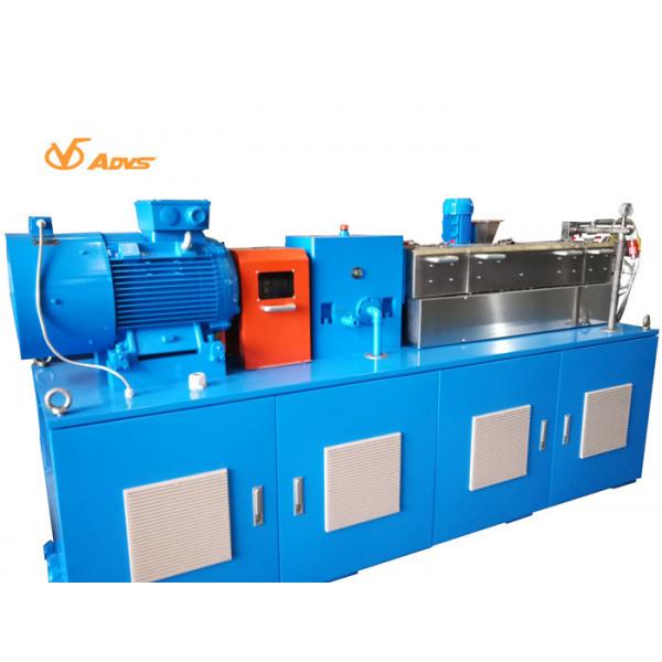 Quality Small Scale Extrusion Machine , 50kg / H Dual Screw Extruder With Side Feeder for sale