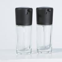 China Customizable 30ml Refillable Plastic Pump Bottle Transparent Foundation Lotion Essence for sale