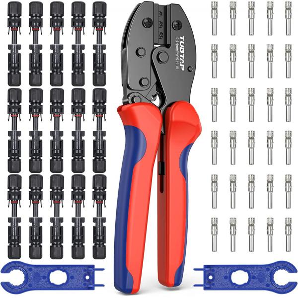Quality Practical Ergonomic MC4 Crimping Tool Kit , Portable MC4 Connector Crimping Tool for sale