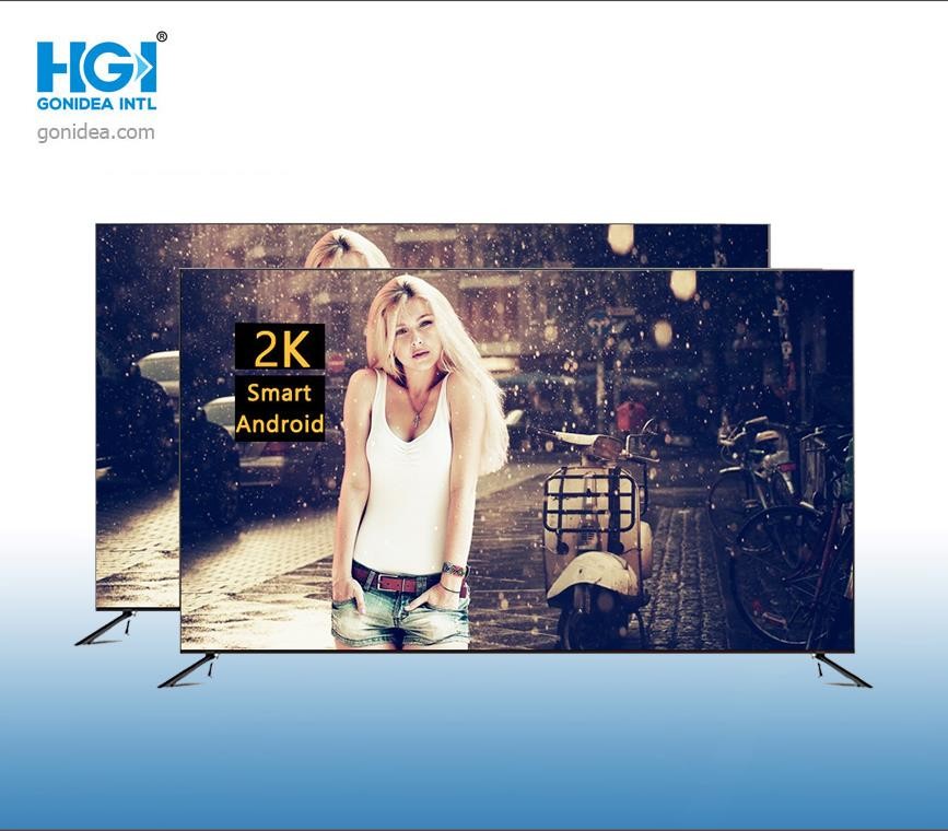 China Full HD Flat Screen Television 32 Inch LED Smart Borderless LED TV factory