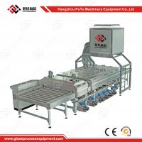 China Small Construction PLC Glass Washing Machine After Glass Grinding factory