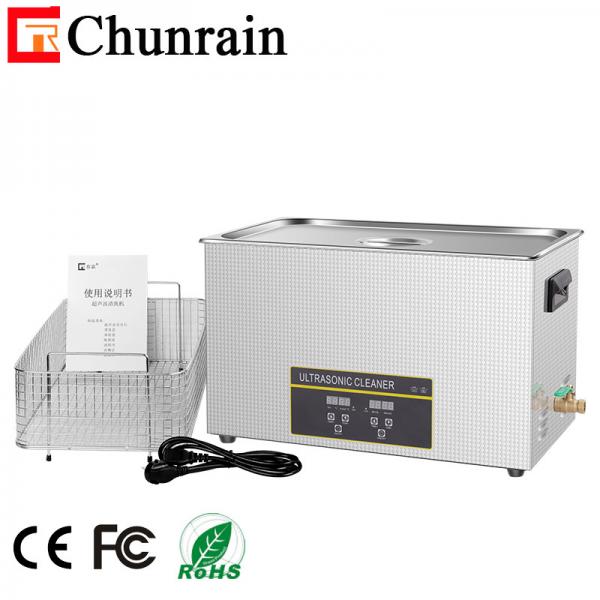 Quality Filtration 600W 30L Digital Ultrasonic Cleaner For Metal Fittings Plastic Parts for sale