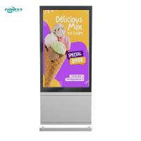 Quality CE 65Inch Free Standing Digital Signage Outdoor Digital Screens For Advertising for sale