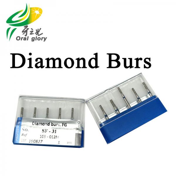 Quality Professional Dental Diamond Burs , Durable High Speed Dental Burs for sale