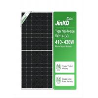 Quality 410W-430W Jinko Tiger Neo N Type Solar Photovoltaic Modules Monofacial 54HL4-(V) for sale
