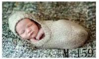 China Cute Baby Infant Hand Knitted Costume Photo Photography Prop Newborn Clothes kid's set se factory