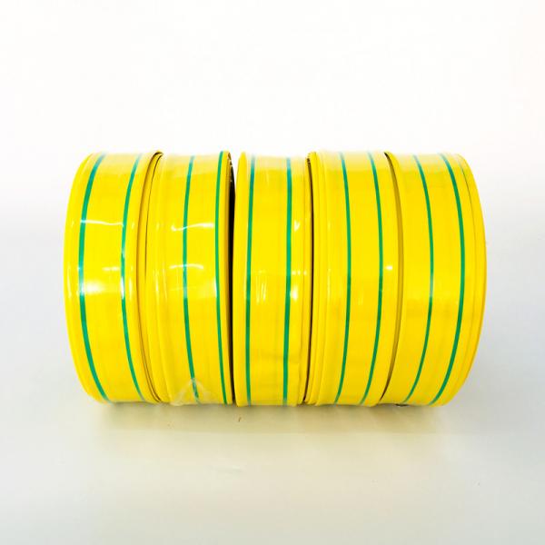 Quality Yellow Green Polyolefin Material Heat Shrinkable Tube For Cable Identification for sale