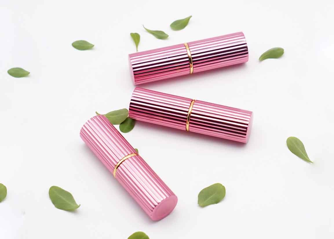 China Lipstick Tube Packaging Lipstick Tube Suppliers Pink Empty Aluminum Lipstick Tube factory
