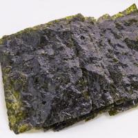 China Roasted Seaweed Dried Nori Sheets 100 Per Bag Dark Green factory