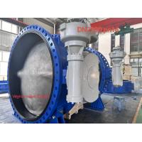 China BS EN 593 Double Flanged wormgear Rotork Auma Captop Underground butterfly valve in DI material DN2200 2400  with Rotork factory