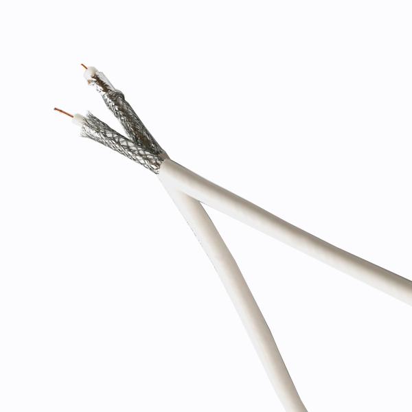 Quality AL Foil Shielded 30V RG6 RG11 PE Insulated Coaxial Cable for sale