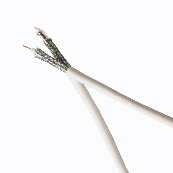 Quality AL Foil Shielded RG11 30V Insulated Coaxial Cable , 1.63mm RG11 Coaxial Cable for sale