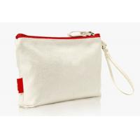 China White Cotton Large Travel Cosmetic Bags Hanging Cosmetic Cases Custom factory